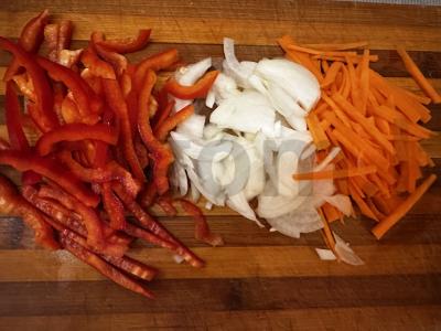 Baklažanų salotas „Aštrus“ Žingsnis 2