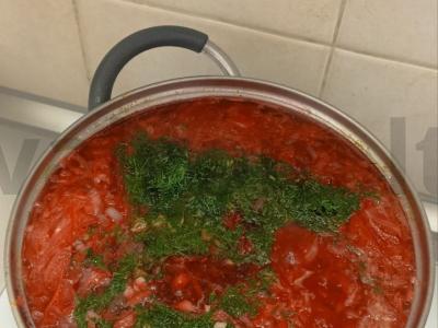 Tradiciška rusiška barščiai Žingsnis 9