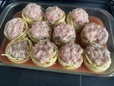 Mėsos lizdai orkaitėje Žingsnis 5