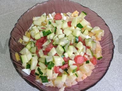 Okroška su medžiotojų dešrelėmis ant kefyro Žingsnis 4