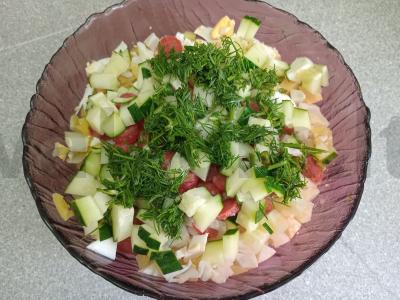 Okroška su medžiotojų dešrelėmis ant kefyro Žingsnis 5