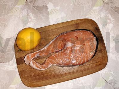 Lašišos steikas „Specialiai sūdyta“ Žingsnis 4