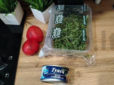 Lengvas tuno salotas Žingsnis 1