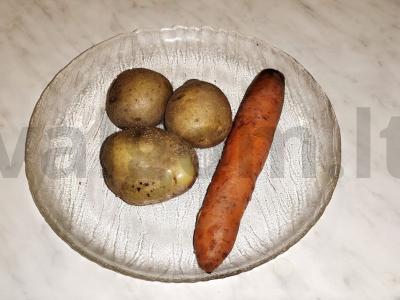 Salotas „Stolichnyj“ Žingsnis 1