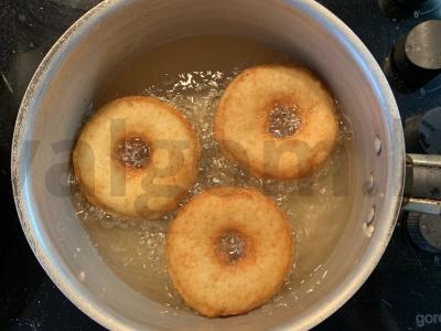 Varškės spurgos prie arbatos Žingsnis 8