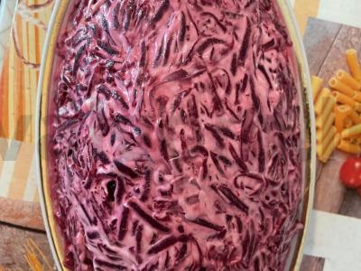 Silkė po šubomis tradicinė naujųjų metų Žingsnis 5