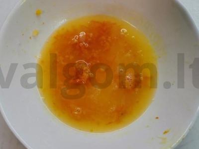 Moliūgas su medumi ir sezamu Žingsnis 3