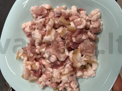 Žiedinė kopūstai su šonine Žingsnis 2