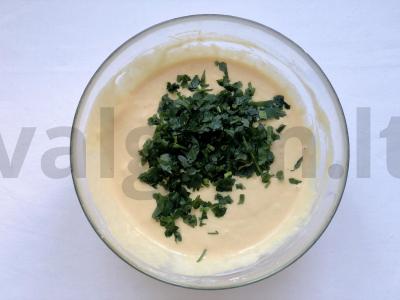 Kukurūzų duona su petražolėmis Žingsnis 3