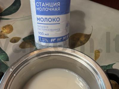 Kukurūzų košė su pienu pusryčiams Žingsnis 1