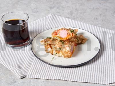 Dešrelė lavaše pagrindine nuotrauka