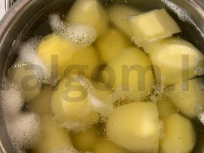 Bulvių košė su žaliu svogūnu Žingsnis 2