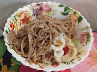 Soba su daržovėmis ir kalmaru Žingsnis 5