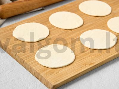 Koldūnai su varške ir špinatais Žingsnis 3