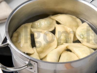 Koldūnai su varške ir špinatais Žingsnis 5