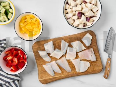 Pietų baklažanai Žingsnis 1