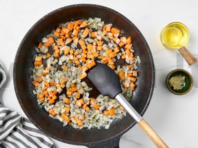 Pietų baklažanai Žingsnis 5