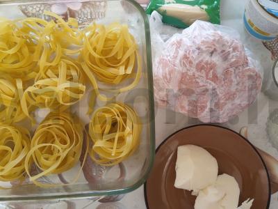 Nestingai su kalakutienos faršu Žingsnis 1