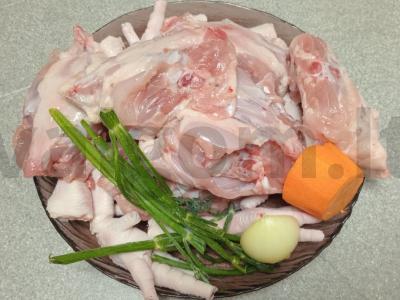 Vištienos šaltiena su daržovėmis ir krapais Žingsnis 4