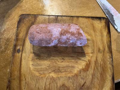 Salotas „Šventinis“ su dešrainiu sūriu Žingsnis 3