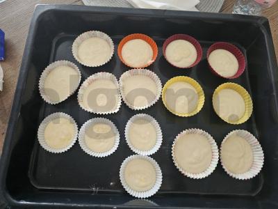 Oro keksiukai su kefyru Žingsnis 2