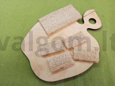 Užkandis ant krekerių pusryčiams Žingsnis 5