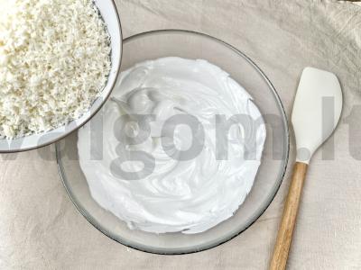 Kokosų sausainiai šokolade Žingsnis 2