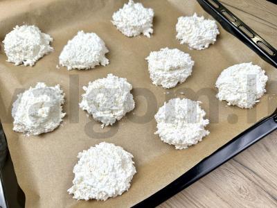 Kokosų sausainiai šokolade Žingsnis 3