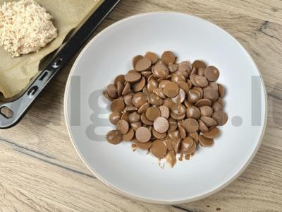 Kokosų sausainiai šokolade Žingsnis 4