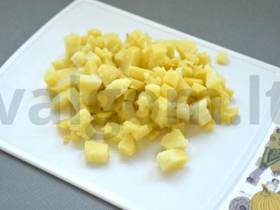 Žiemos salotas su putpelių kiaušiniais Žingsnis 2