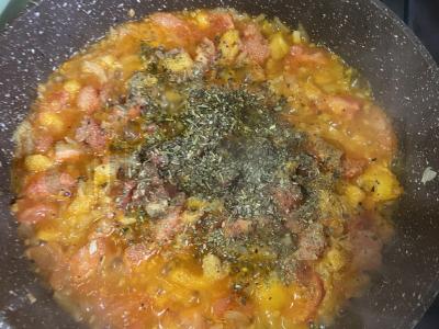 Makaronai su pomidorais ir parmezanu „Žydrūnas“ Žingsnis 3