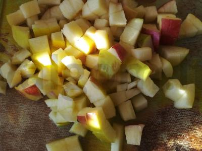 Salotos su tunu ir obuoliu Žingsnis 4