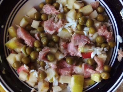 Salotos su tunu ir obuoliu Žingsnis 7