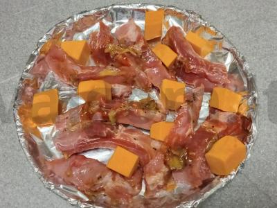 Kiaulienos šonkauliai aštriame marinate, kepti su moliūgu Žingsnis 4