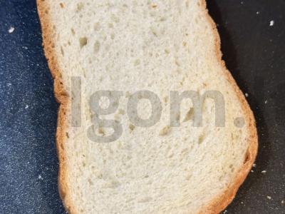 Brusketa su džiovintais bananais ir mangais desertui Žingsnis 1