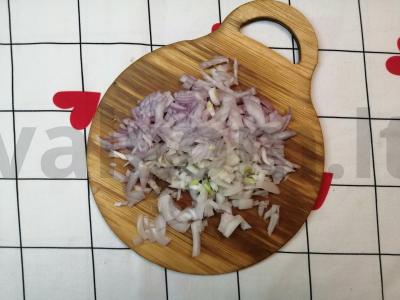 Jūros kopūstų salotos „Bocman“ Žingsnis 3