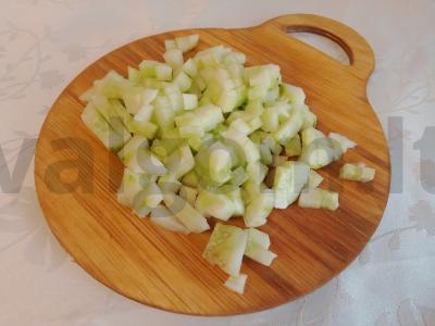 Salotas „Švelnumas“ su žirniais Žingsnis 1