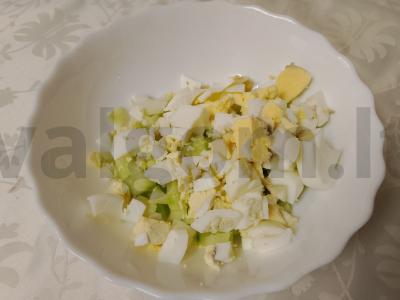 Salotas „Švelnumas“ su žirniais Žingsnis 3