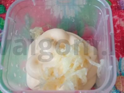 Užkandžių kepenų ritinėliai su česnaku Žingsnis 10