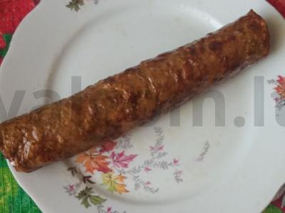 Užkandžių kepenų ritinėliai su česnaku Žingsnis 13