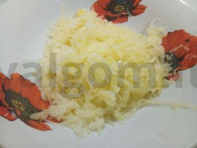 Bulvių blynai su cukinija „Sotūs vaikai“ Žingsnis 1