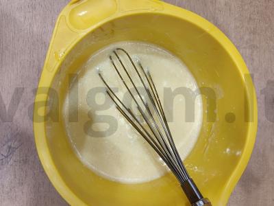 Blynai iš lieso kefyro Žingsnis 2