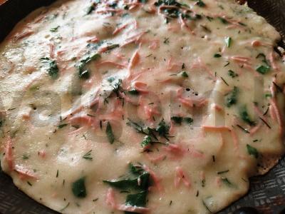 Blynai su kumpiu ir žolelėmis Žingsnis 2