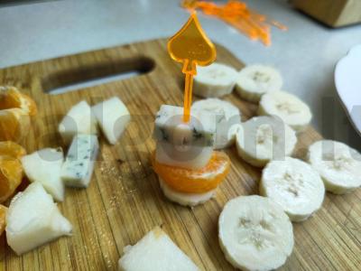 Kanarė su mandarinų ir mėlynojo pelėsio sūriu Žingsnis 3