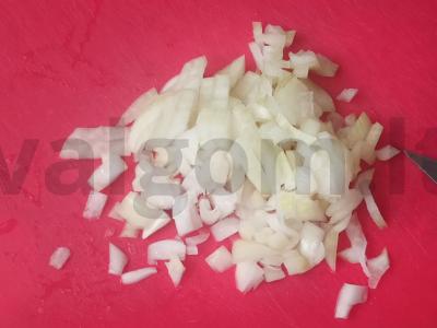 Užkandis iš kepenų tortas Žingsnis 6