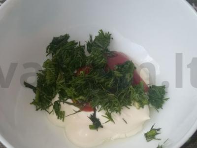 Užkandis iš kepenų tortas Žingsnis 10