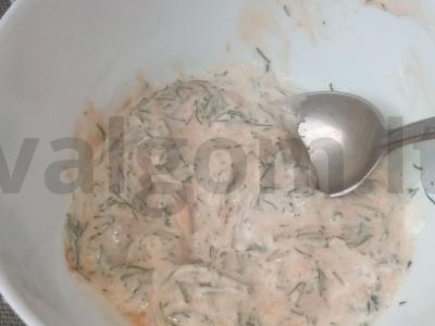 Užkandis iš kepenų tortas Žingsnis 11