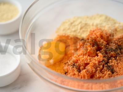 Morkų kotletai su sūriu Žingsnis 5