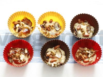 Varškės keksiukai su džiovintais vaisiais Žingsnis 5