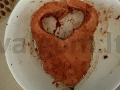 Keptas lašišos steikas su daržovėmis vakarienei Žingsnis 2